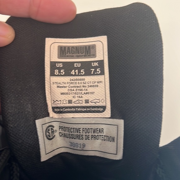 Tactical Safety Boots - Picture 4 of 5